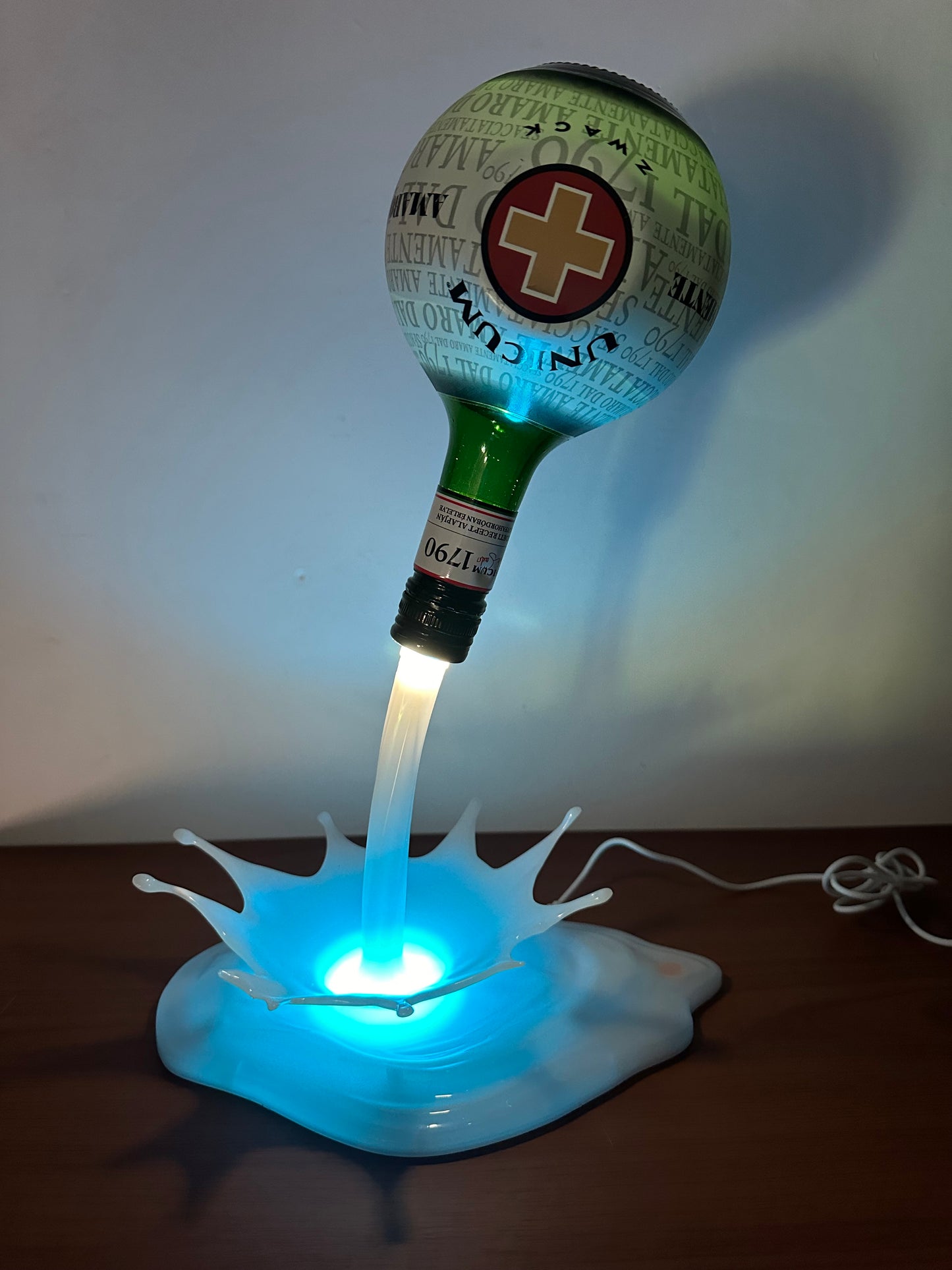 Lampada Led effetto versato 3D