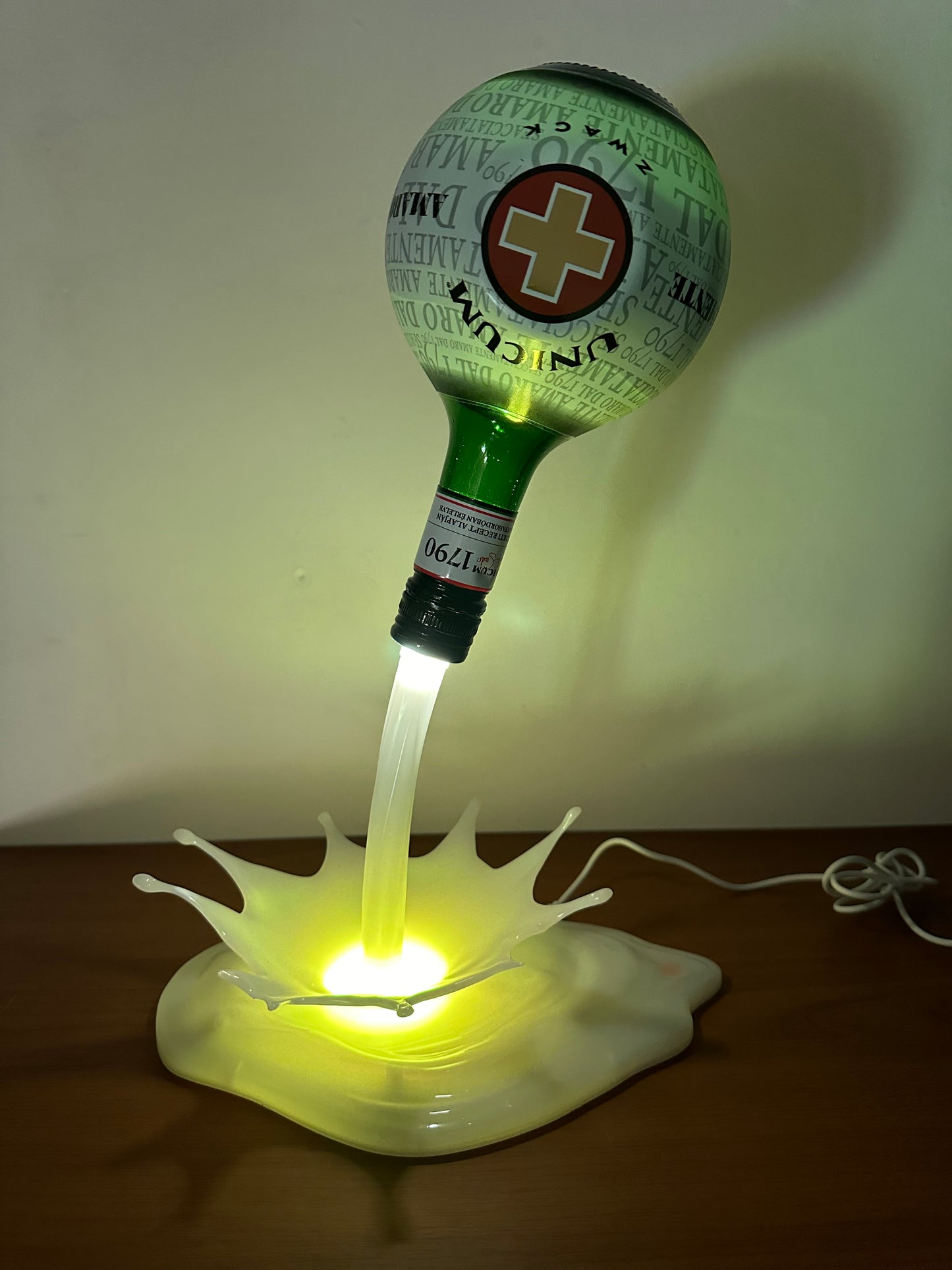 Lampada Led effetto versato 3D