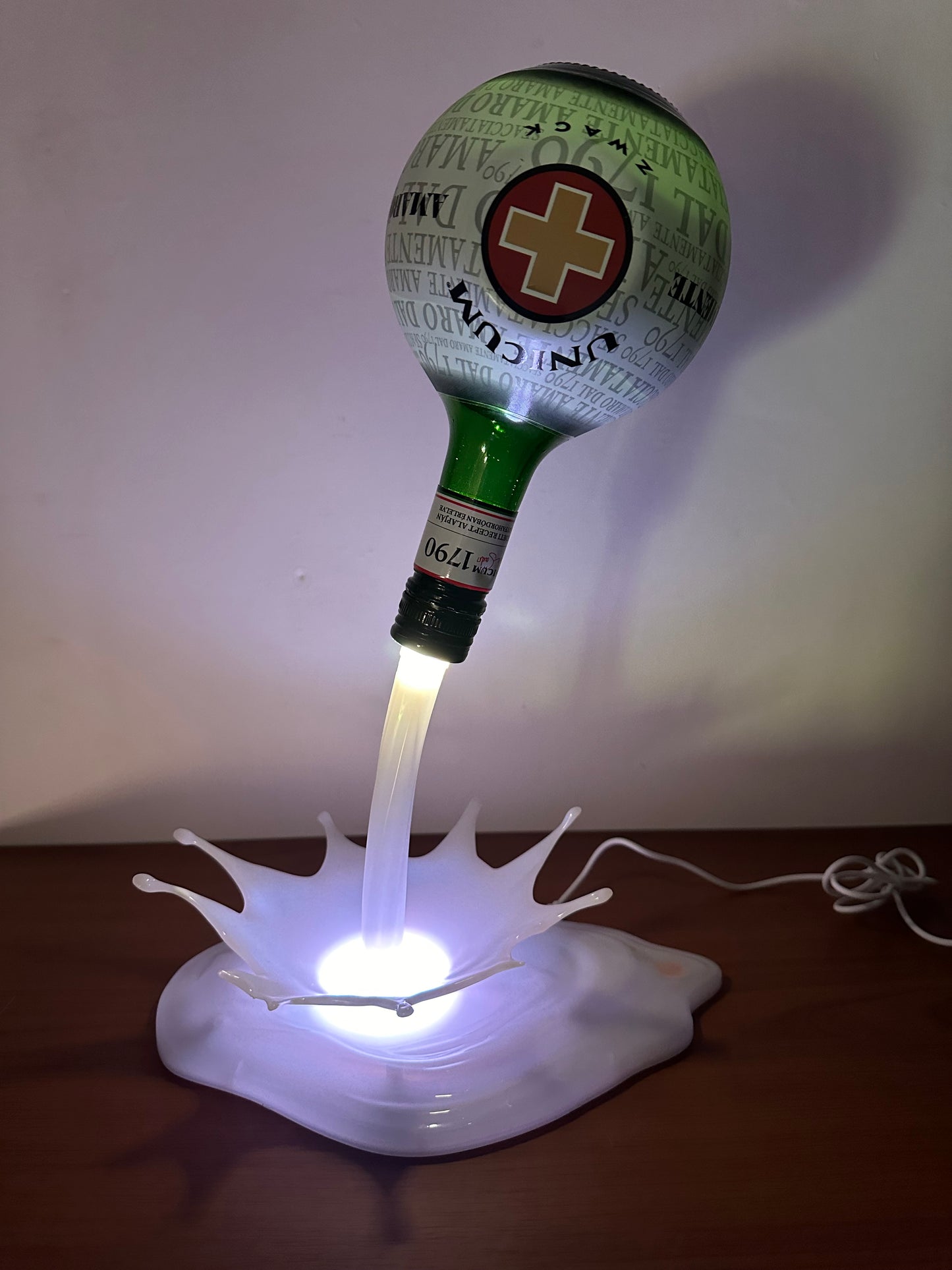Lampada Led effetto versato 3D