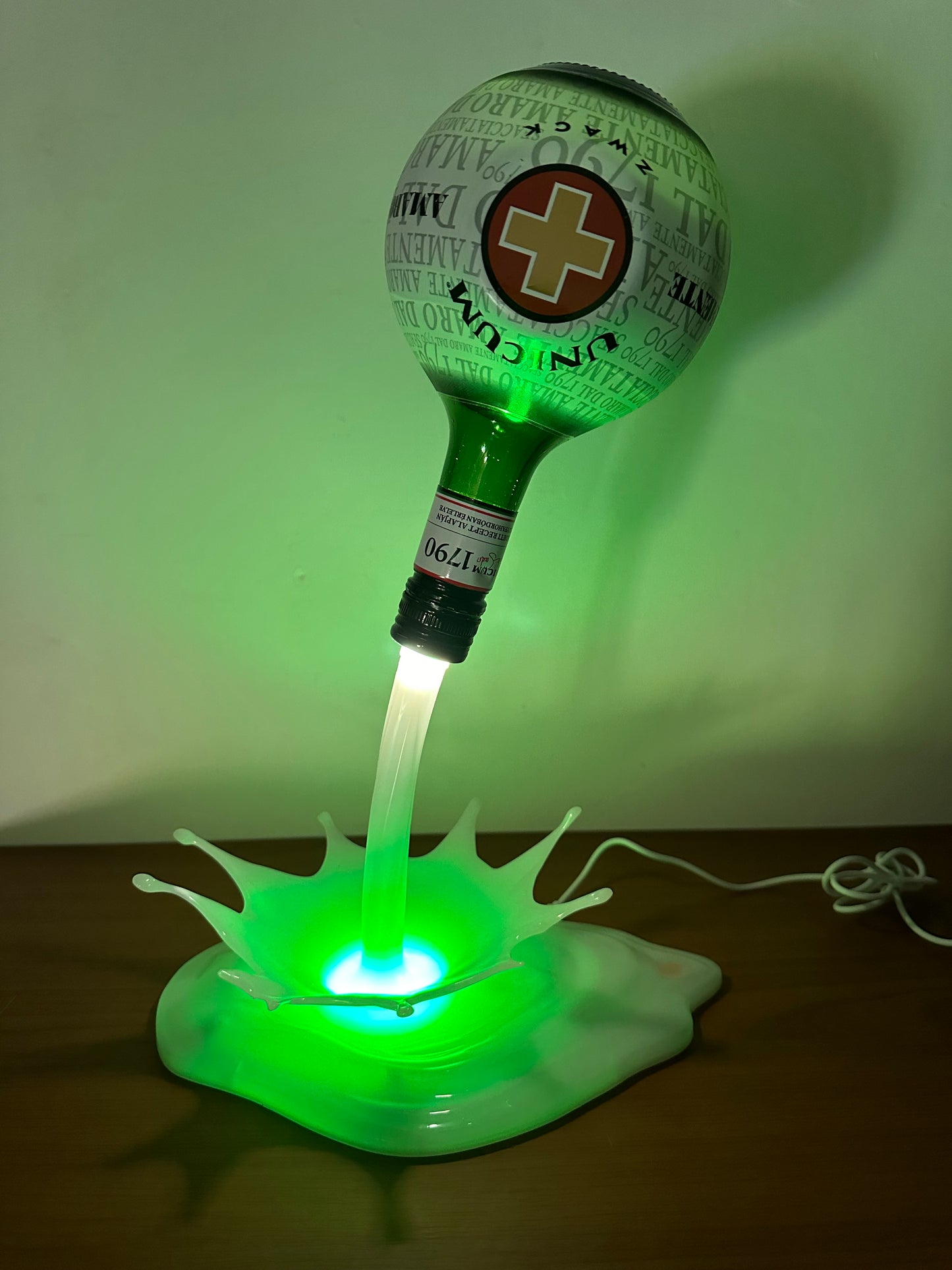 Lampada Led effetto versato 3D
